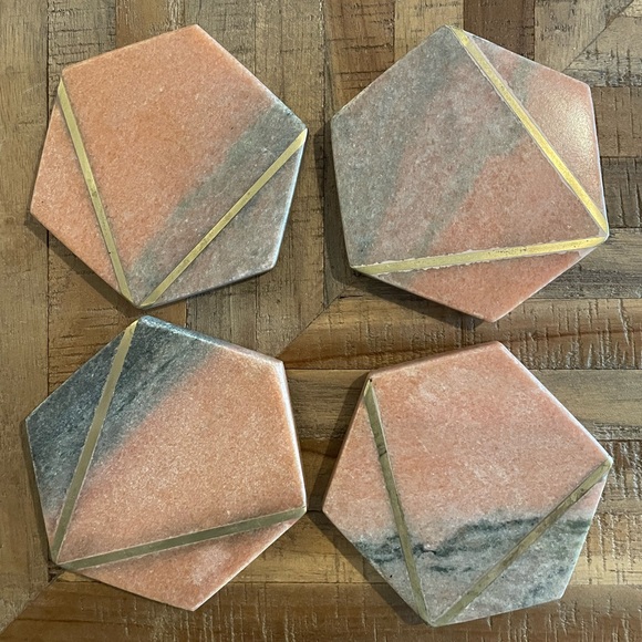 Marble Type Coasters - Set of 4 - Picture 1 of 4